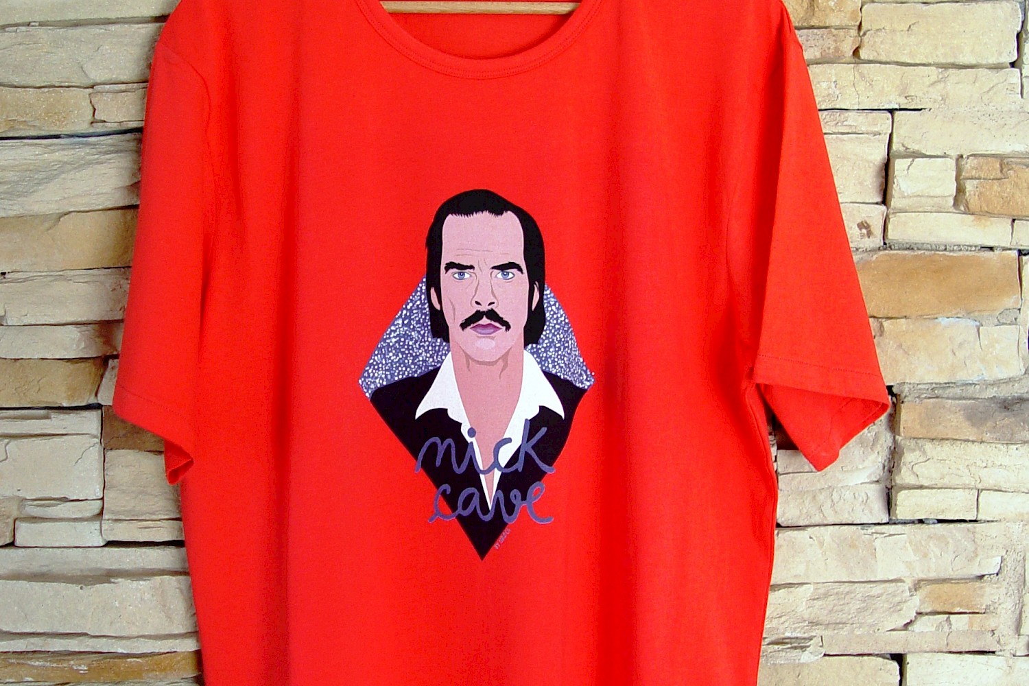 T-shirt de homem, em algodão, com impressão digital localizada - Laroca